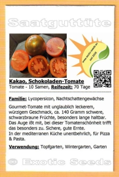 Tomate * Kakao * Schokoladen-Tomate * 20 Samen